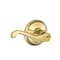 Schlage Schlage Flair Bright Brass Entry Door Knob 1-3/4 in. F51VFLA505 - alternate 1